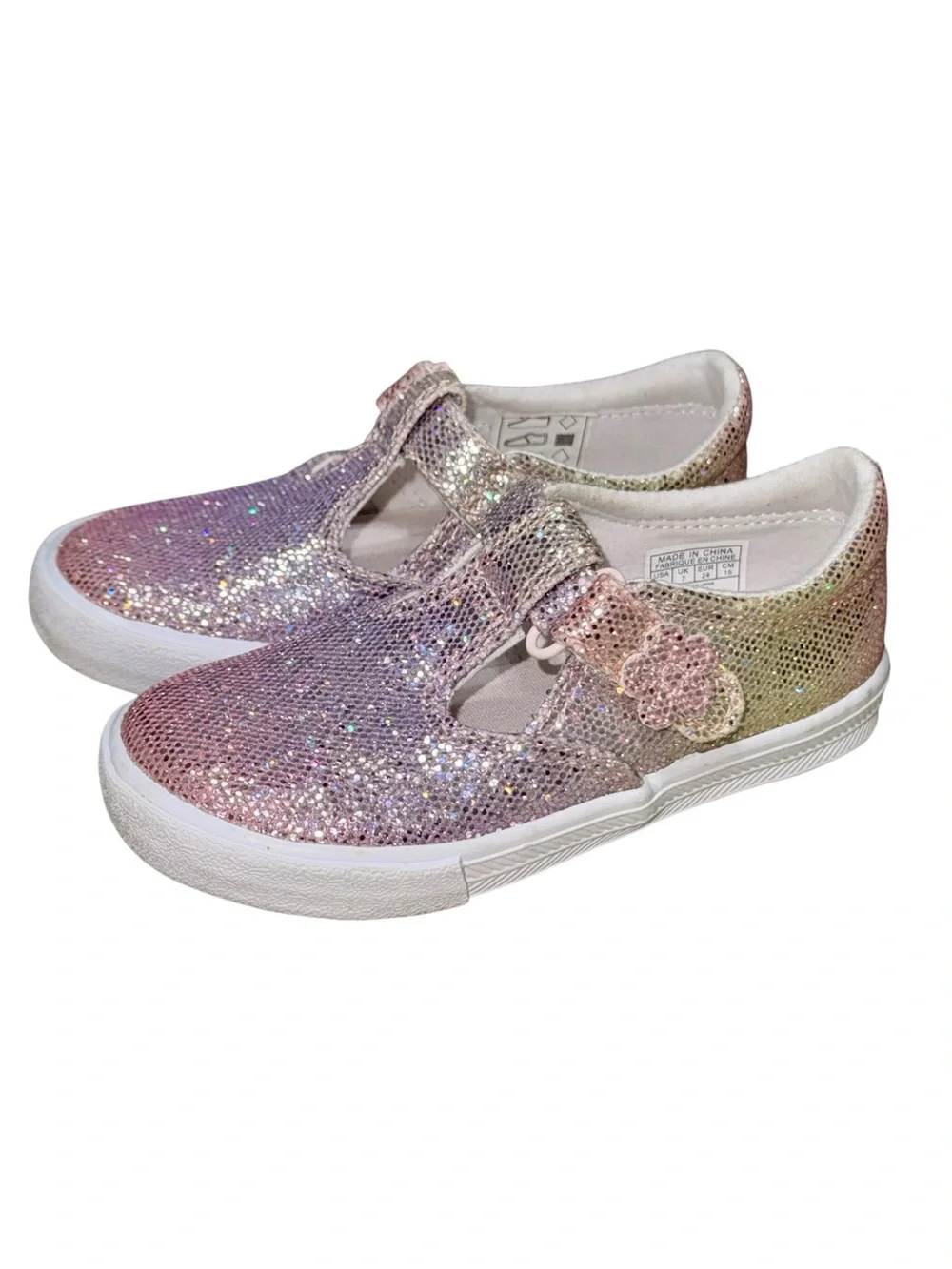 Keds Glitter Mary Jane Sneakers 8C Toddler Girls